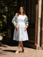 Scarlet Sophistication Dress - White