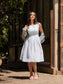 Scarlet Sophistication Dress - White