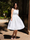 Scarlet Sophistication Dress - White