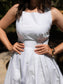 Scarlet Sophistication Dress - White