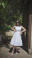 Scarlet Sophistication Dress - White